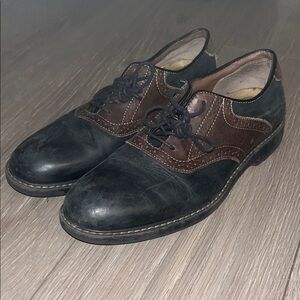 Men's Black and Brown Leather Shoes
